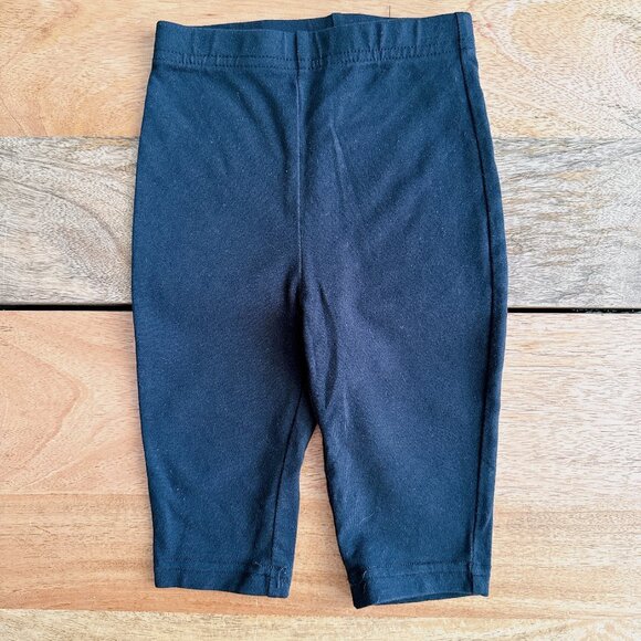 🧸 SALE! (5/$15, 8/$22, 12/$30) Navy blue baby leggings 6m unisex - Picture 1 of 4